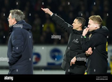 Leeuwarden Lr Cc Nec Nijmegen Coach Rogier Meijer During The Semi