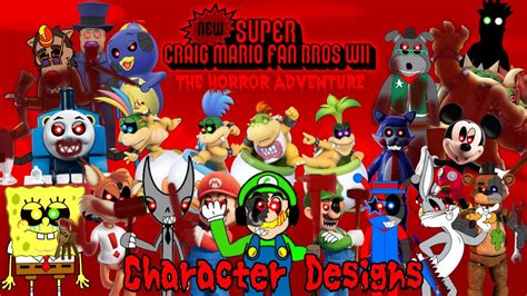 New Super Craig Mario Fan Bros Wii The Horror Adventure Character