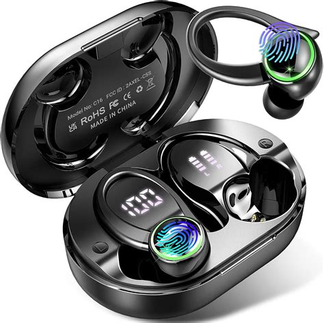 Bluetooth Kopfhörer Sport in Ear Kabellos mit 2 ENC Mikrofon für HD