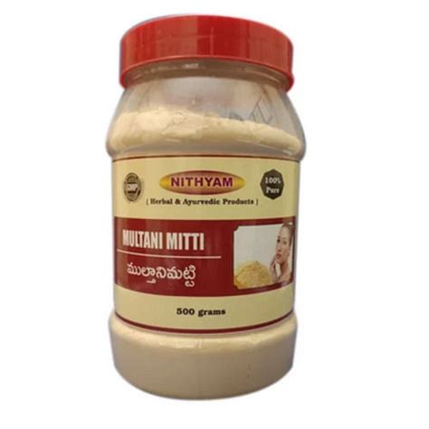 A Grade 100 Pure And Natural 500g Multani Mitti Powder At Best Price