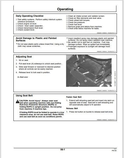 1023e 1025r Compact Utility Tractors Operators Manual Jd Omlvu28480 Operation Book For John