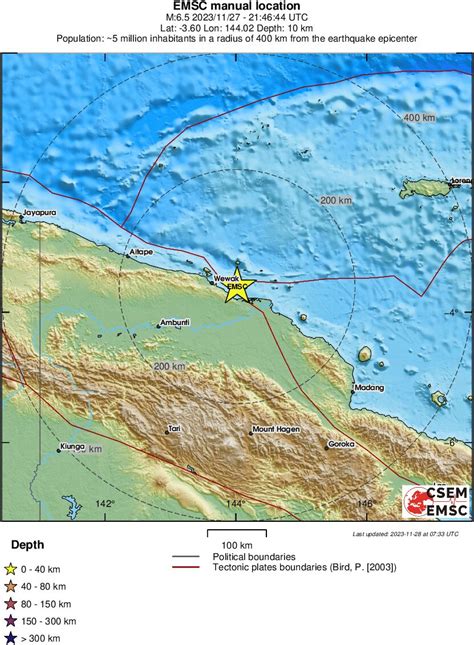 Cutremur Puternic Cu Magnitudinea De 6 5 Grade In Papua Noua Guinee