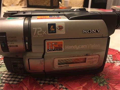 Sony 72x Digital Zoom. Handycam vision, video Hi8, Pick up before July ...