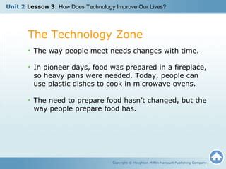 Unit The Engineering Process Lesson How Does Technology Improve