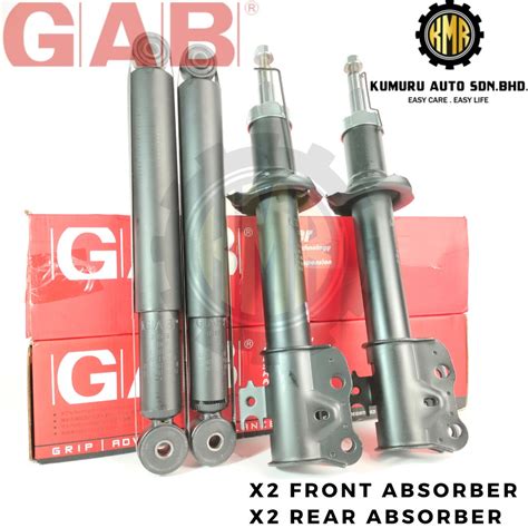 Set Gab Gas Front Rear Absorber Depan Belakang Perodua Myvi Old