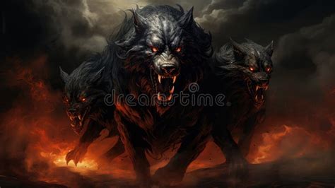 Scary Cerberus Stock Illustrations 106 Scary Cerberus Stock