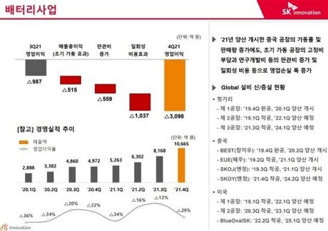 종합 Sk이노 작년 흑자전환 불구 Sk온 부담 여전bmr 성장 속도 관건 네이트 뉴스