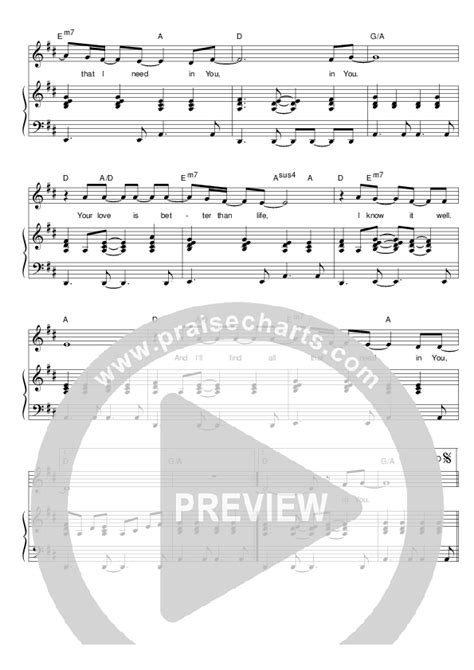 Your Love Sheet Music Pdf Hillsong Worship Praisecharts