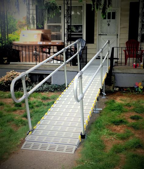 Aluminum Handrails | Roll-A-Ramp®