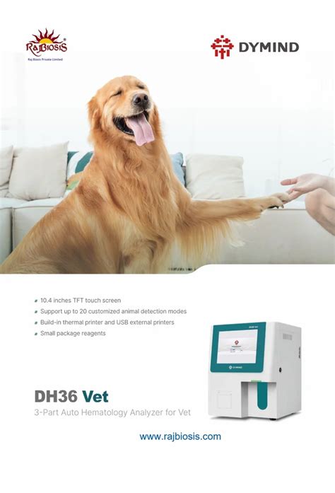 Dymind Haematology Analyzer DH36 Vet 3 Part Fully Auto Hematology