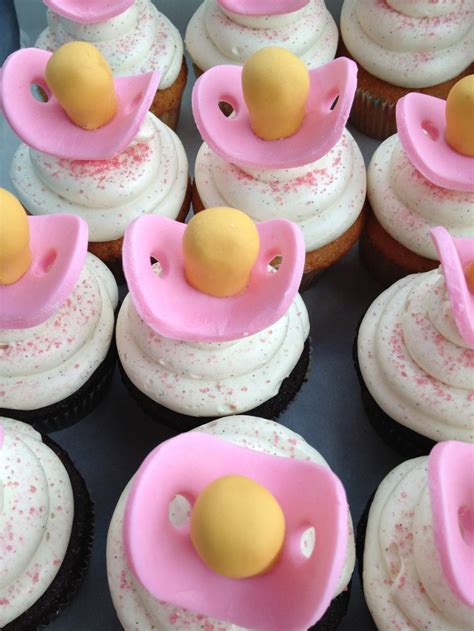 Baby Shower Pacifier Cupcakes Ideas De Fiestass Pinterest