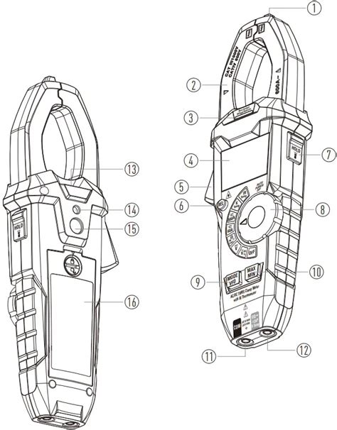 TRIPLETT CM675IR 600A True RMS AC DC Clamp Meter User Manual