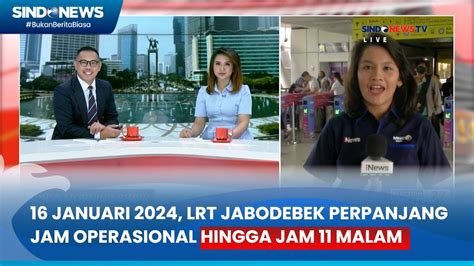 Mulai Januari Lrt Jabodebek Perpanjang Jam Operasional Hingga