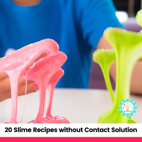 20 Easy To Make Slime Recipes Without Contact Solution