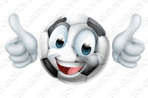 Cricket Ball Emoticon Face Emoji | Pre-Designed Photoshop Graphics ...