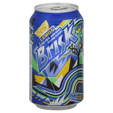 Brisk Lemon Iced Tea 24 Cans 12 Fl Oz Kroger