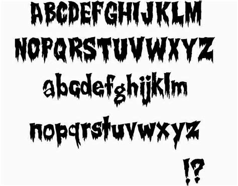 14 Scary Gothic Fonts Images - Gothic Horror Fonts, Scary Horror Font and Horror Alphabet Fonts ...