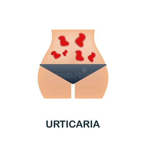 Urticaria Icon 3d Illustration From Deseases Collection Creative