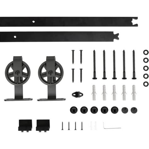 Quincaillerie Pour Porte Coulissante Kit De Rail Pour Porte Suspendue