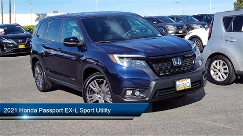 2021 Honda Passport EX L Sport Utility Sacramneto Roseville Elk Grove