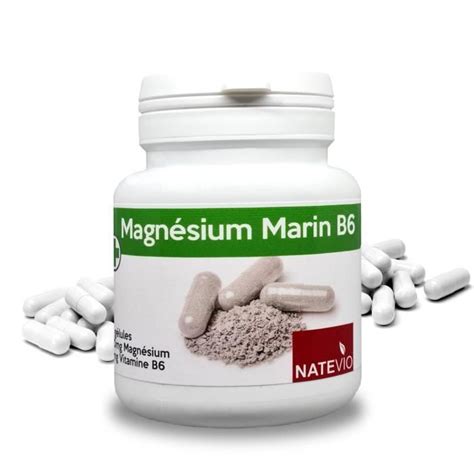 Magnésium Marin B6 Natevio 60 gelules Cdiscount Santé Mieux vivre