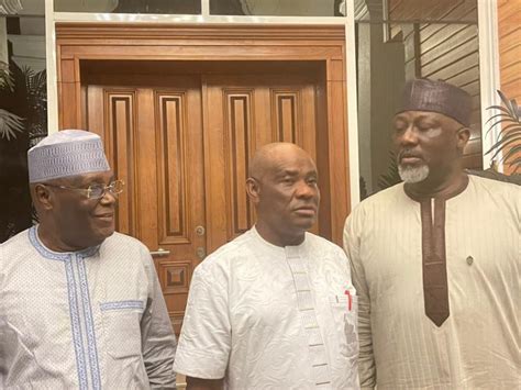 Pdp Crisis Atiku And Wike Reconcile In Rivers Ahead Of 2023 Photos