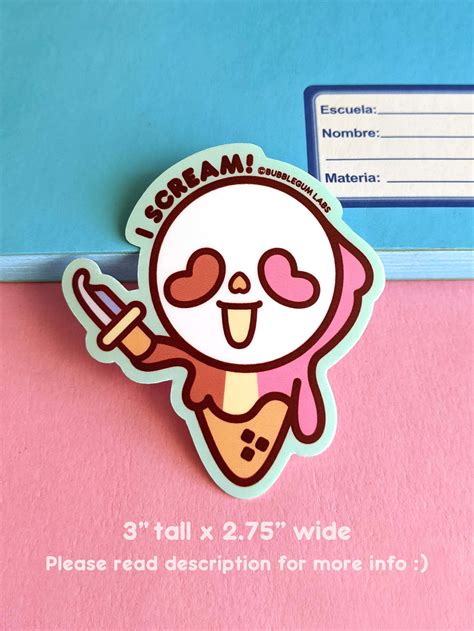 What S Your Favorite Ice Cream Vinyl Sticker Neapolitan Etsy