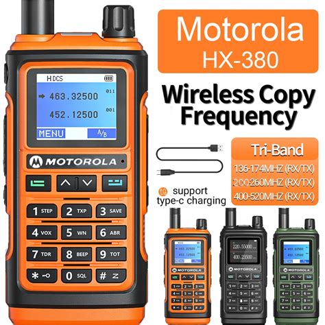 Jual Motorola HX 380 Walkie Talkie 999 Channels 1 77 Color Large