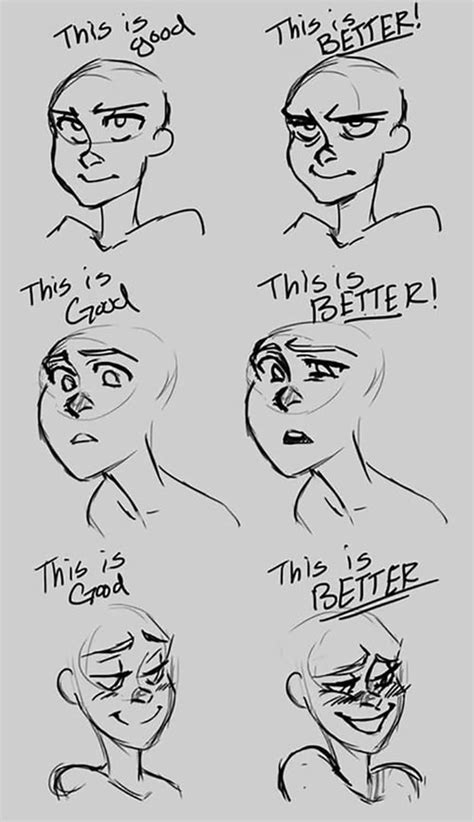 How To Draw Cartoon Face Expressions