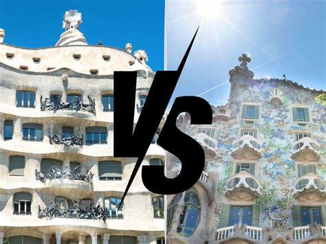 Casa Milà vs Casa Batlló Una Batalla Arquitectónica en el Corazón de