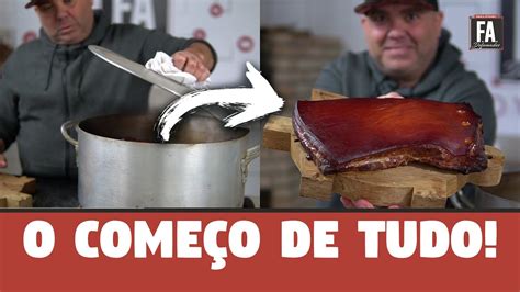 Como Fazer Bacon Em Casa Defumando Em Uma Panela Youtube