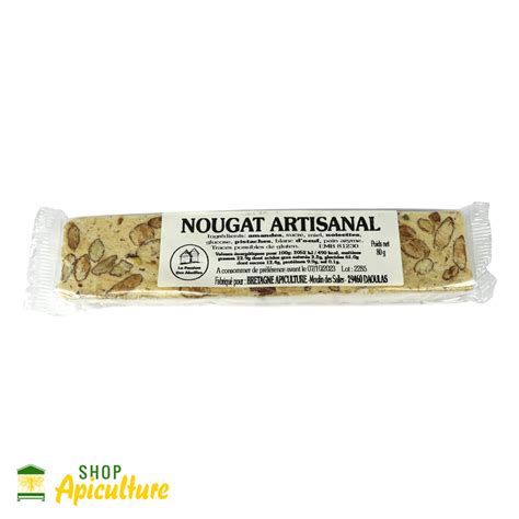 Nougat Artisanal Au Miel Barre G Shop Apiculture Tout Le