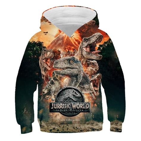 Bluza D Z Nadrukiem Jurassic Park Dinozaury Dzieci Ca I Dla Doros Ych