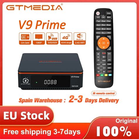 GTMEDIA V9 Prime Super DVB S2 Satellite Receiver Upgrade By V8 Nova V9