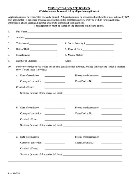 Applications Must Be Typewritten Or Clearly Printed All Form Fill Out