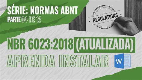 Serie Normas Abnt Refer Ncias Bibliogr Ficas Abnt Para Tcc