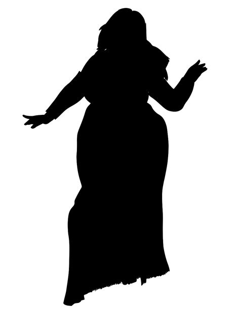 Plus Size Woman Silhouette At 41d