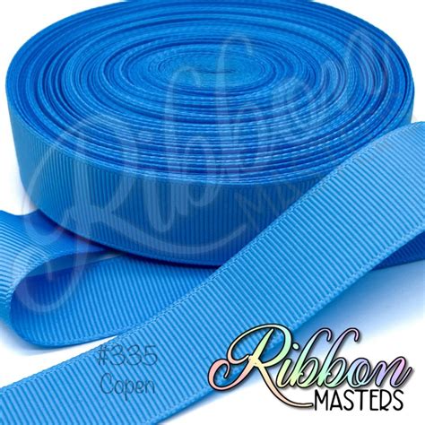 335 Copen Solid Color Grosgrain Ribbon Ribbon Masters