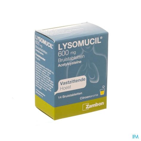 LYSOMUCIL 600 COMP EFF 14 X 600 MG Apotheek Thiels