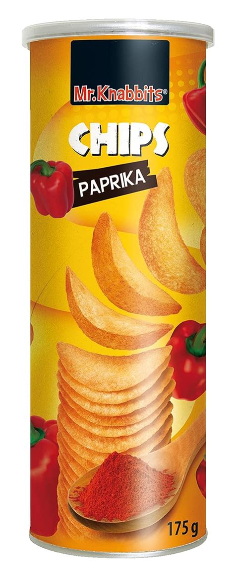 Mr Knabbits Stapelchips Mit Paprikageschmack Er Pack X G