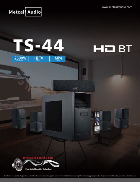 TS 44 Home Theater System Metcalf Audio