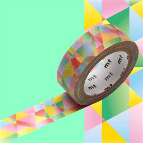 Masking Tape MT mosaïque dégradé clair Multicolore Assort