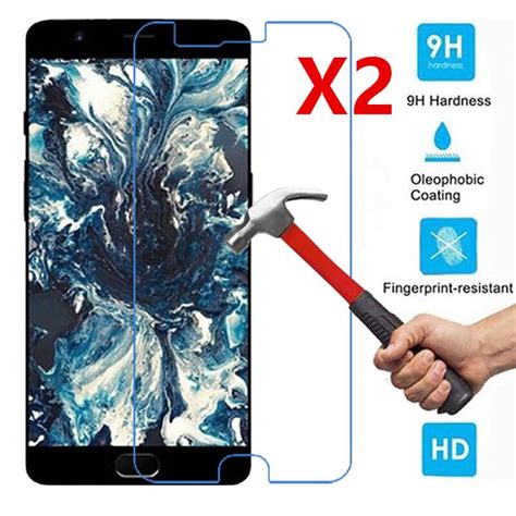 2Pcs 100 Genuine 9H Explosion Proof Slim Tempered Glass Screen