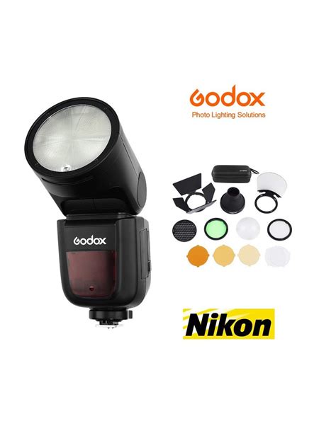 Kit Godox V1 Nikon Con Accesorios AK R1 Bargainfotos