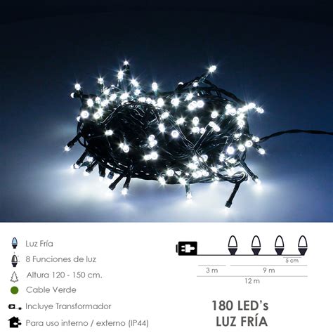 Distribuidor Luces Navidad Leds Color Blanco Frio Ip