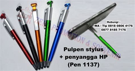 Jual Souvenir Pulpen Stylus Dan Penyangga HP Pen 1137 Zeropromosi