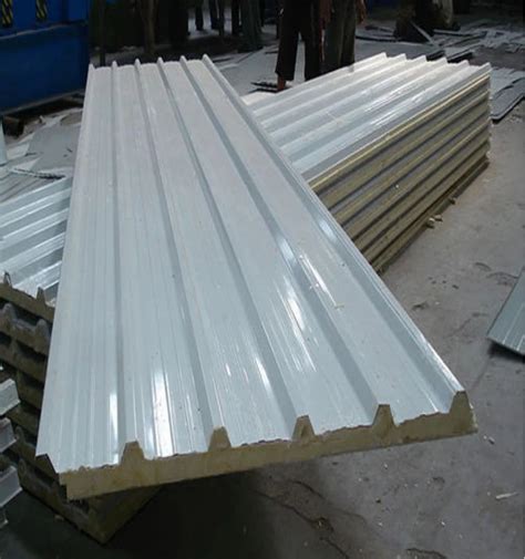 Coated Mm Puf Insulated Panels For Walls Partitions Thickness