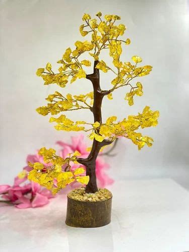 Citrine Quartz Stone Natural Citrine Stone Chips Crystal Tree Handmade