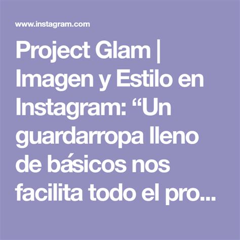 The Words Project Glam Are In White On A Purple Background With An