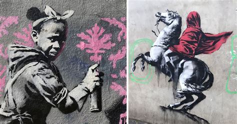 Banksy Hits Paris With Sharp Political Criticism And Several